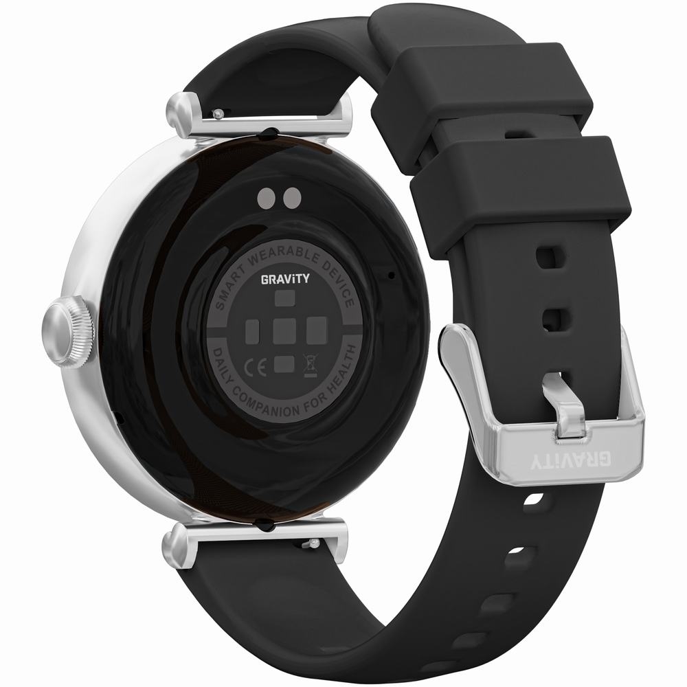 Smartwatch Gravity Srebrno Czarny 2 Paski GT26-9 - obrazek 15