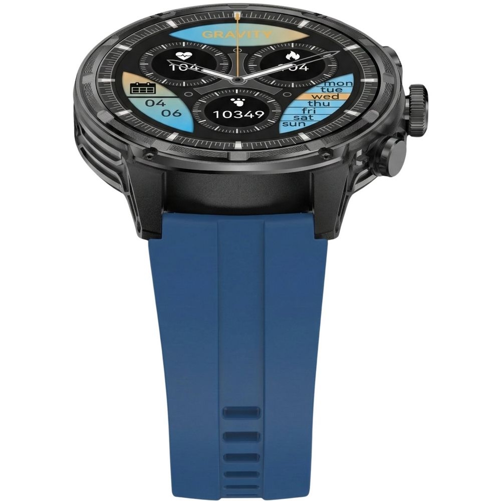 Smartwatch Gravity Czarny Pasek + Bransoleta GT41-2 - obrazek 8