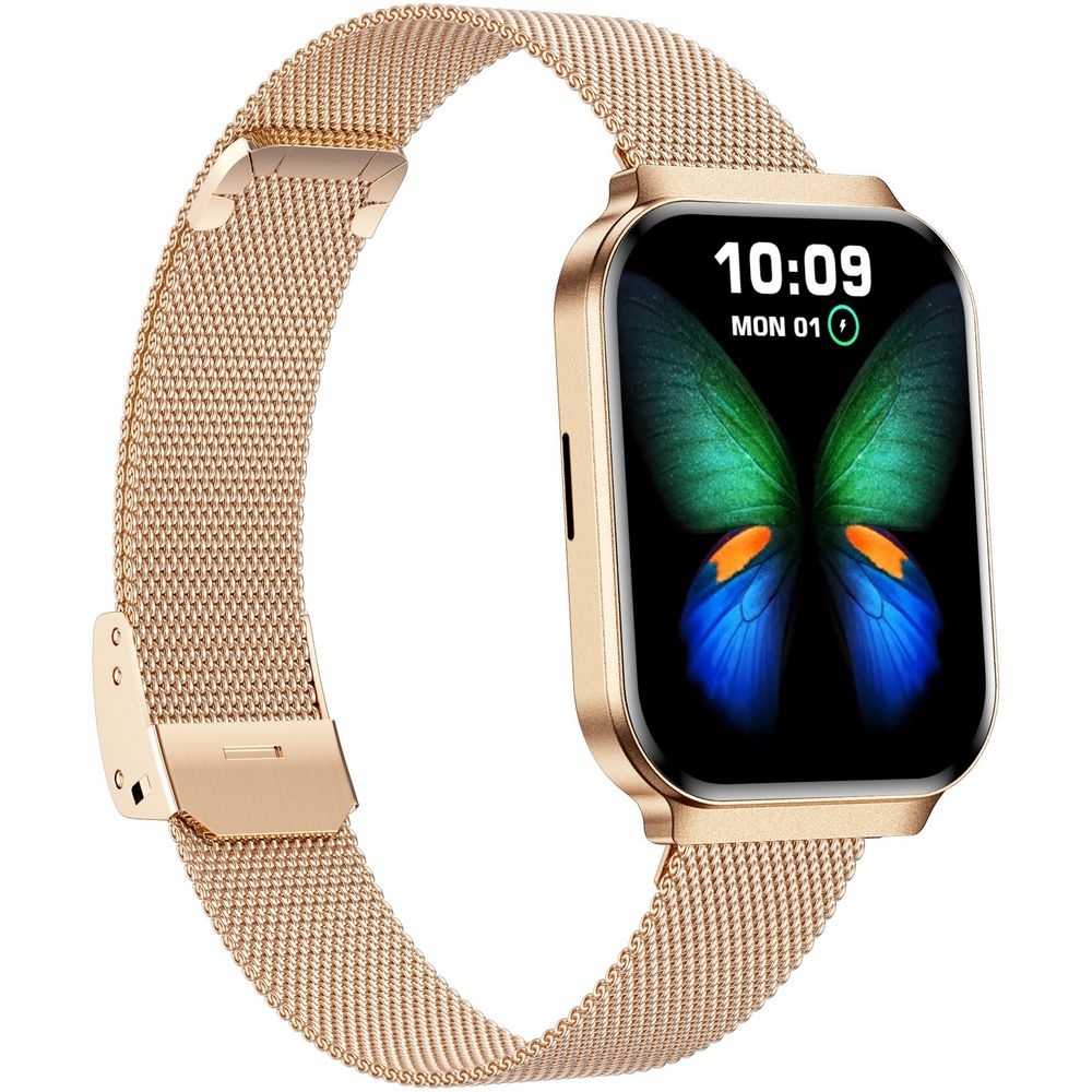 Smartwatch Gravity Różowe Złoto Pasek + Bransoleta GT44-2 - obrazek 8