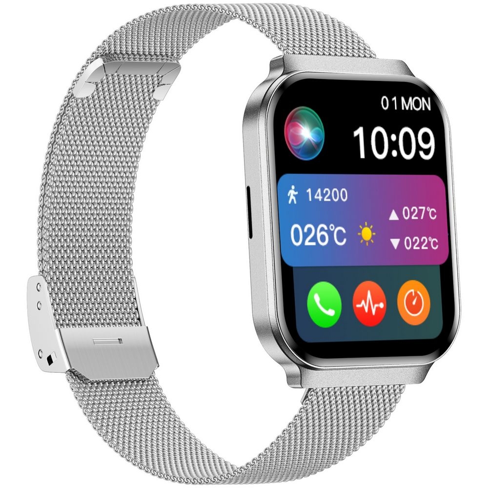 Smartwatch Gravity Srebrny Pasek + Bransoleta GT44-4 - obrazek 8