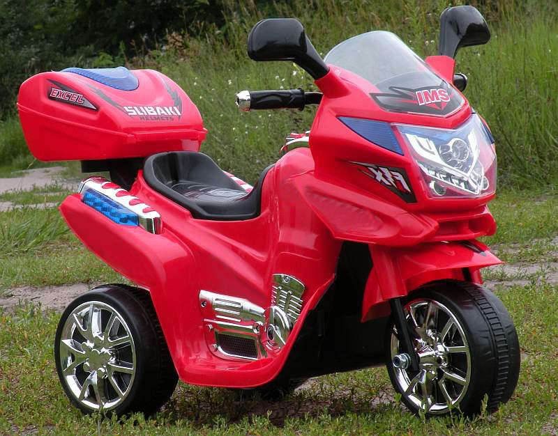MOTOREK, MOTOR ŚCIGACZ Z KUFERKIEM / ST-C051 - obrazek 4