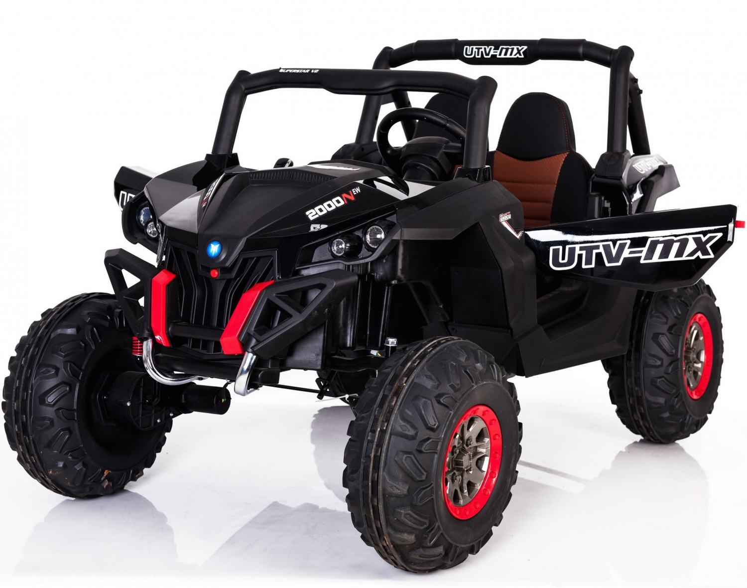 MEGA AUTO BUGGI 4X4 , PANEL MP4, MIĘKKIE KOŁA EVA, MIĘKKIE SIEDZENIE FULL OPCJA 2X 12V/XMX603 - obrazek 14