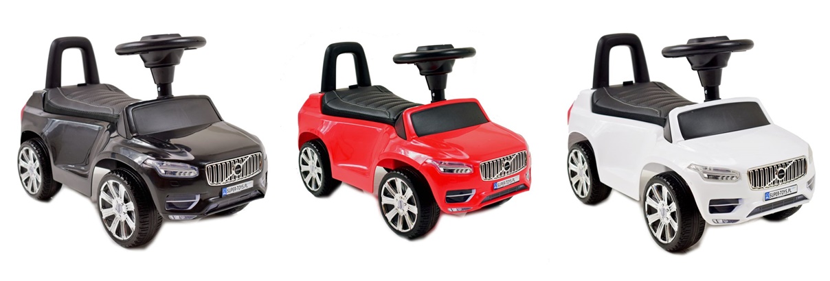 JEŹDZIK, ODPYCHACZ ORYGINALNE VOLVO XC 90,MIĘKKIE SIEDZENIE, DŹWIĘKI/DKP02-BASIC