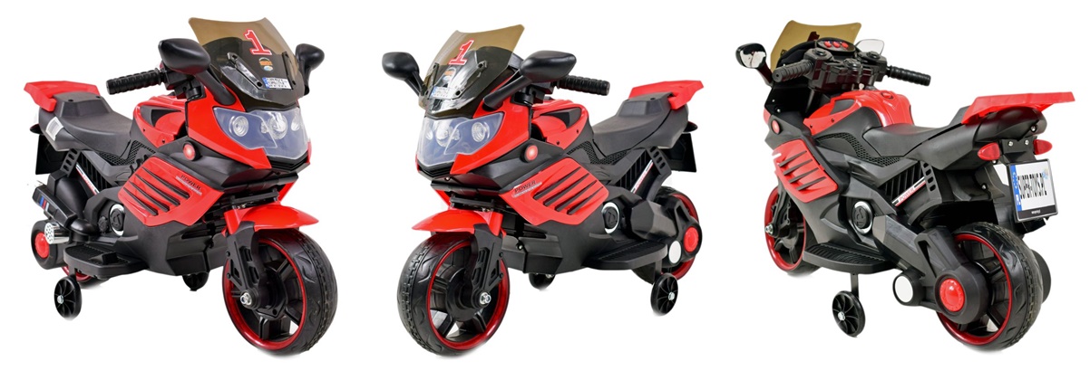 MOTOR ŚCIGACZ POWER168 - PIERWSZY MOTOREK DLA DZIECKA, ŚWIECĄCE KOŁA, /X168 - obrazek 7