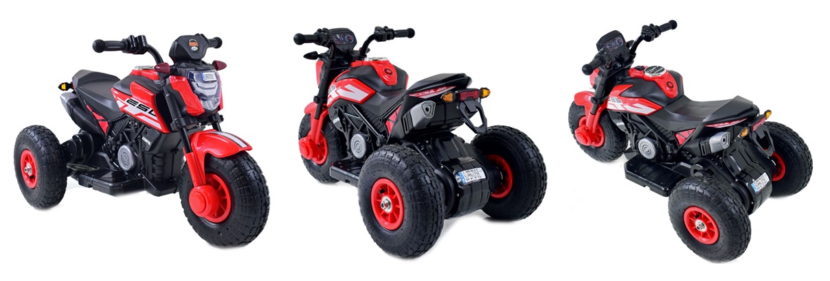 MOTOR ŚCIGACZ NA POMPOWANYCH KOŁACH, DWA SILNIKI SUPER NOWOŚĆ/TK103 - obrazek 15