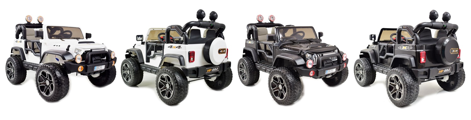 MEGA JEEP PERFECT 002B EXCLUSIVE, WOLNY START/ MIĘKKIE KOŁA HP-002B - obrazek 2