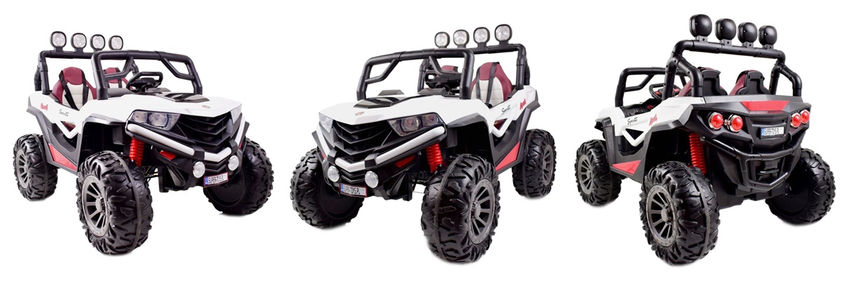 MEGA AUTO BUGGY SPORTS 4X4 , METALOWE AMORTYZATORY, FUNKCJA BUJANIA, PODŚWIETLANA MASKA. LICZNIKI, FULL OPCJA /CL908 - obrazek 8