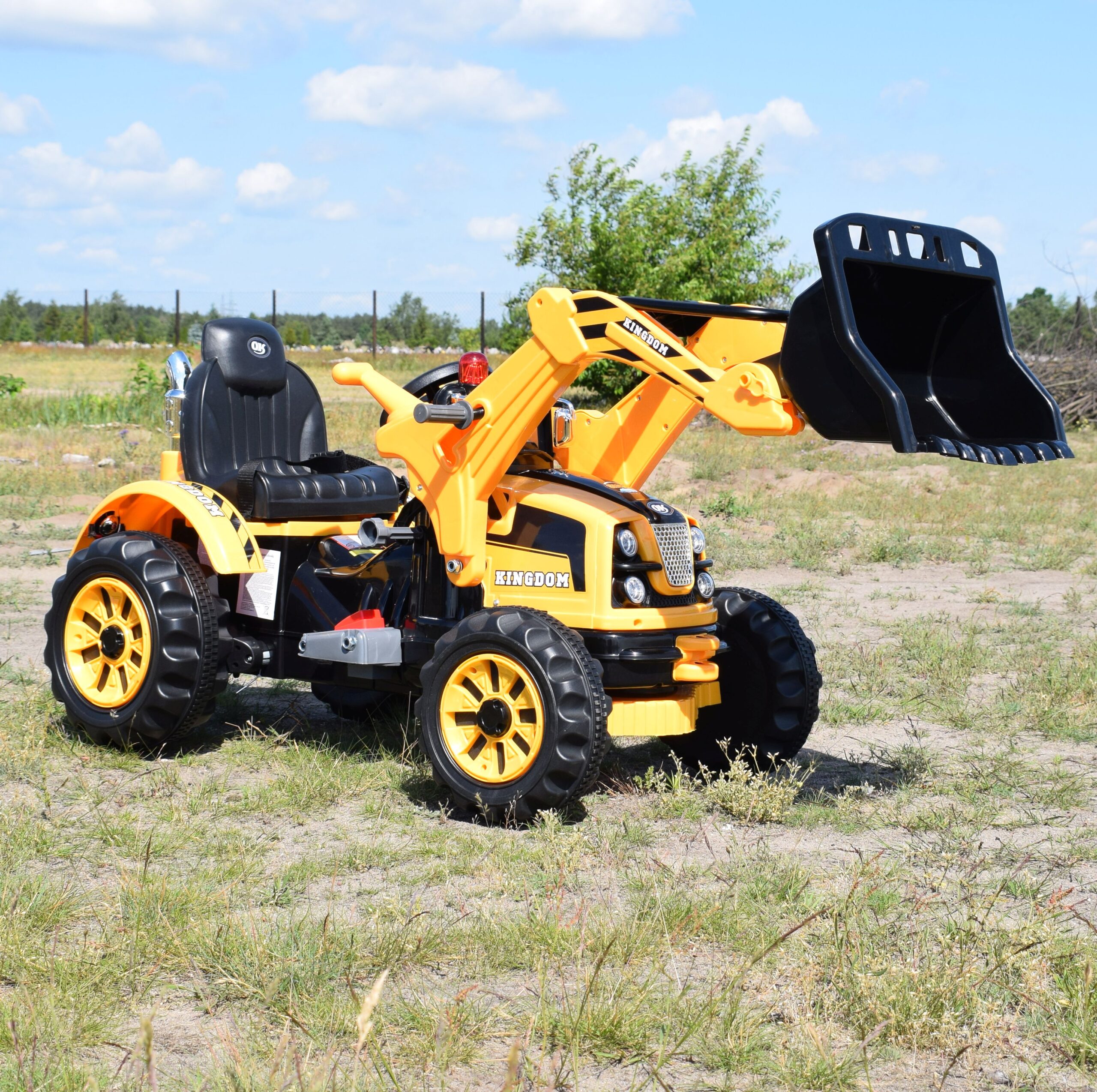 MOCNY TRAKTOR Z ŁYŻKĄ KINGDOM 12V DWIE PRĘDKOŚCI/JS328A - obrazek 19
