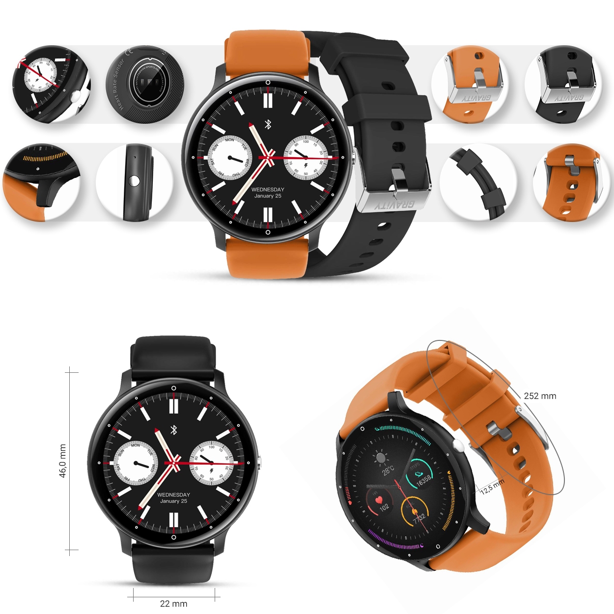 Smartwatch Gravity GT1-2 PRO - obrazek 7