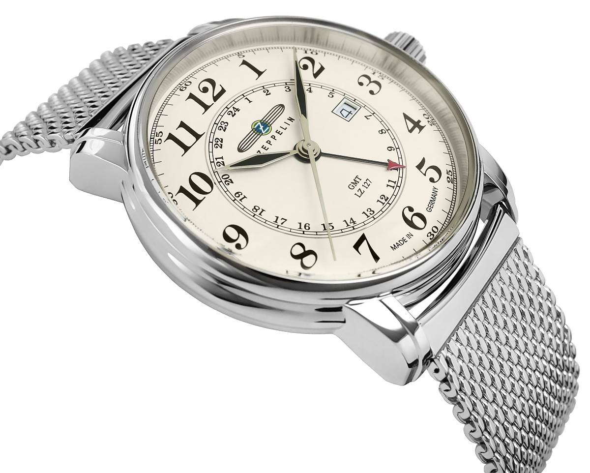 Zegarek Męski ZEPPELIN LZ127 Graf Zeppelin GMT 7642M-5 + BOX - obrazek 2