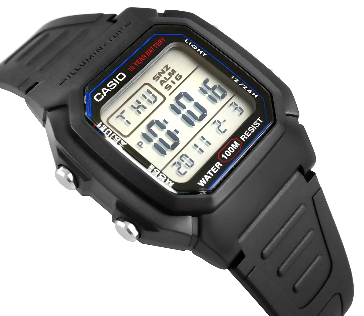 Zegarek Męski CASIO W-800H-1AVES + BOX - obrazek 3