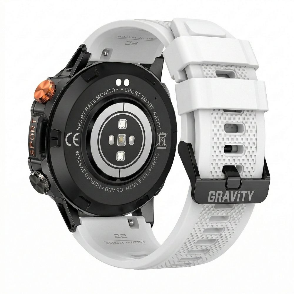 Smartwatch Gravity Czarny 2 Paski GT20-8 - obrazek 8