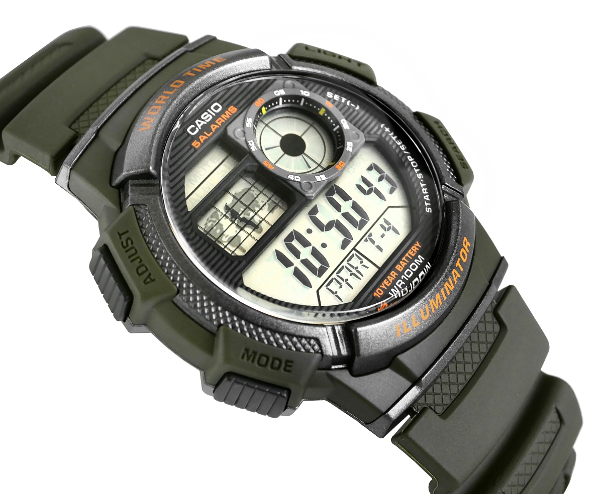 Zegarek Męski CASIO AE-1000W-3AVDF + BOX - obrazek 2