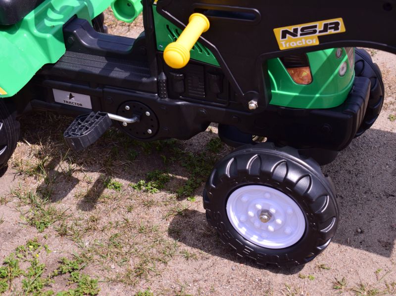 TRAKTOR NA PEDAŁY Z PRZYCZEPĄ I ŁYŻKĄ/TR3005 - obrazek 8