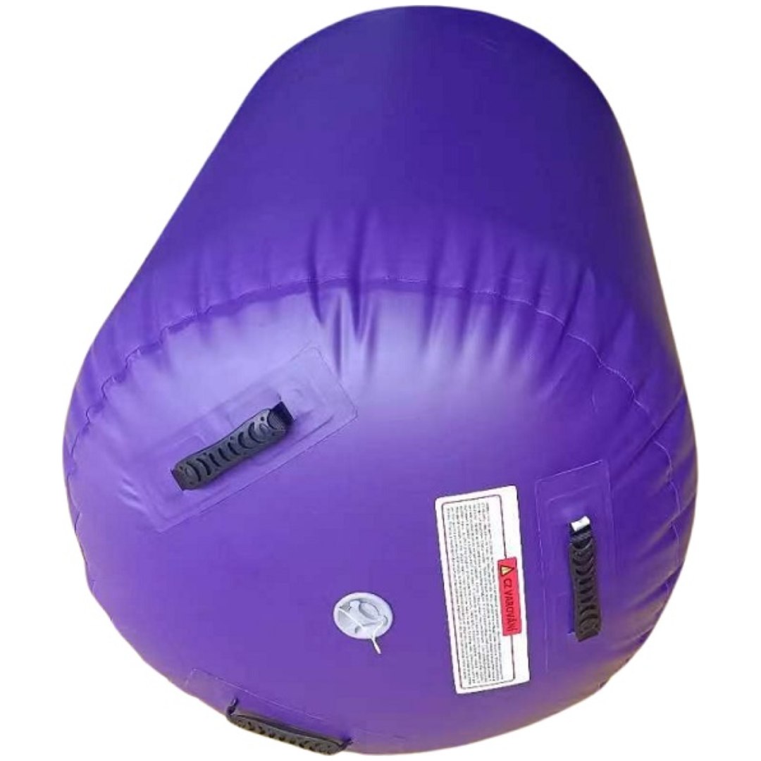 Air Roller Wałek do Ćwiczeń MASTER 100 x 75 cm Fioletowy - obrazek 2