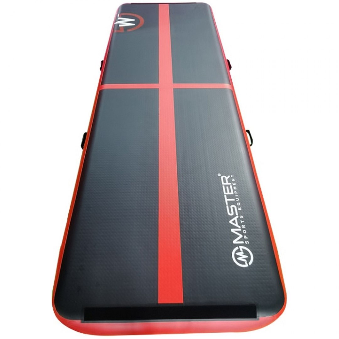 AirTrack Dmuchana Mata Gimnastyczna MASTER 300 x 100 x 20 cm Black-Red - obrazek 2