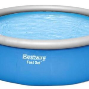 Basen Dmuchany Rozporowy z Kołnierzem Fast Set 457 x 107 cm BESTWAY