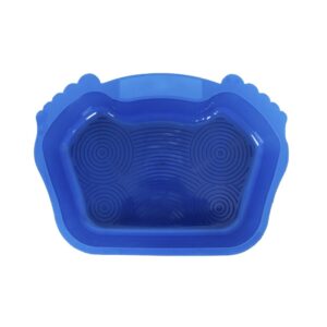 Brodzik Miska do Płukania Stóp Niebieska Plastikowa AVENLI 55,5 x 39 x 9 cm