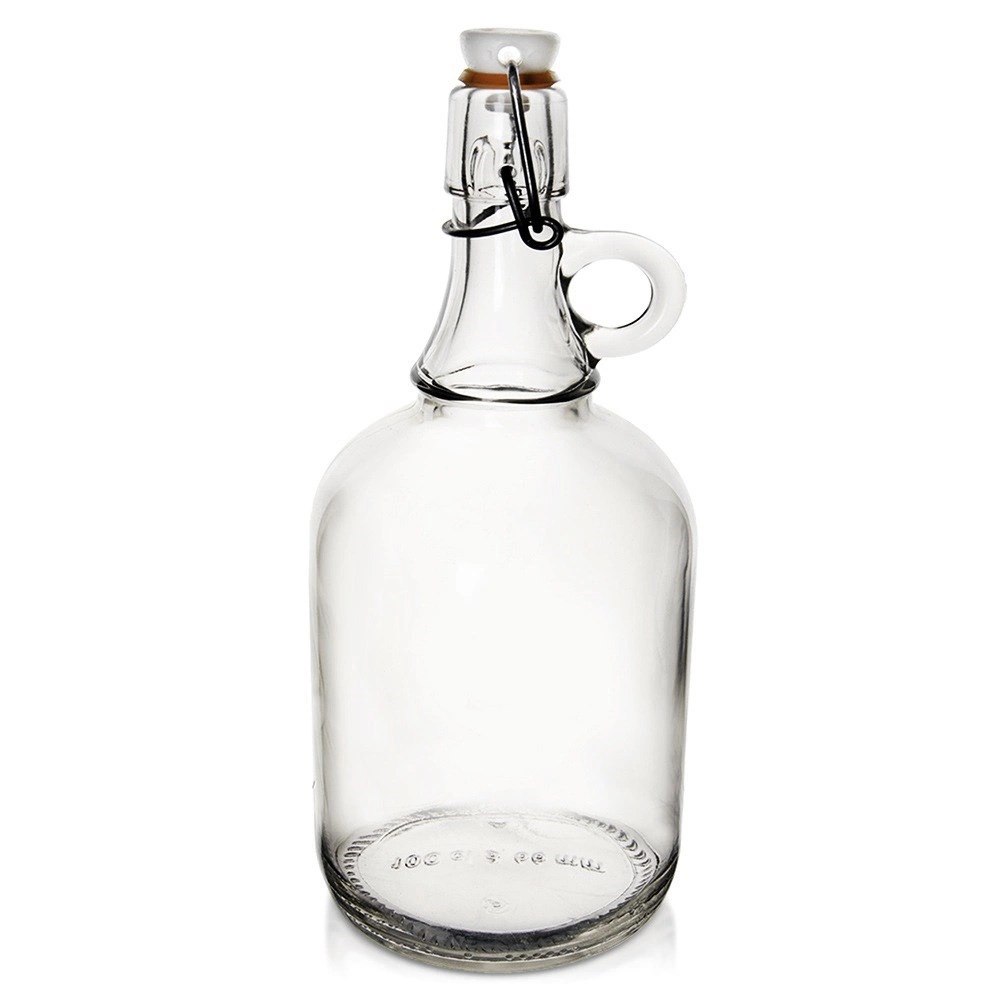 Butelka Szklana ORION z Klipsem 500 ml Retro Karafka na Wino Nalewki Napoje
