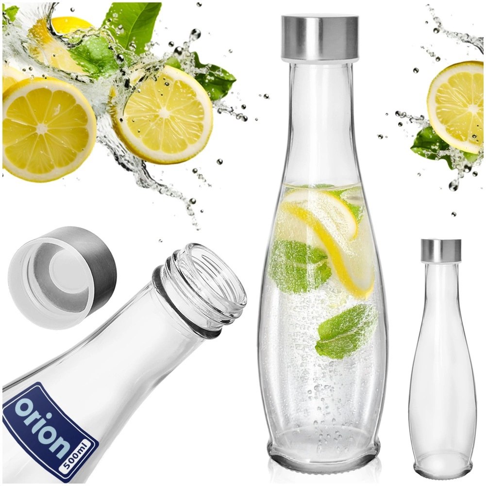 Butelka Szklana ORION 480 ml Borokrzemowe Szkło z Silikonowym Spodem - obrazek 5