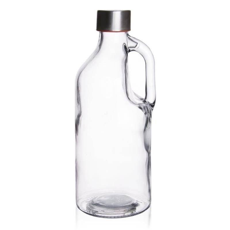 Butelka na Wodę ORION Szklana 1,15 L w Stylu Retro z Uchwytem