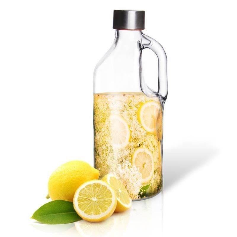 Butelka na Wodę ORION Szklana 1,15 L w Stylu Retro z Uchwytem - obrazek 2