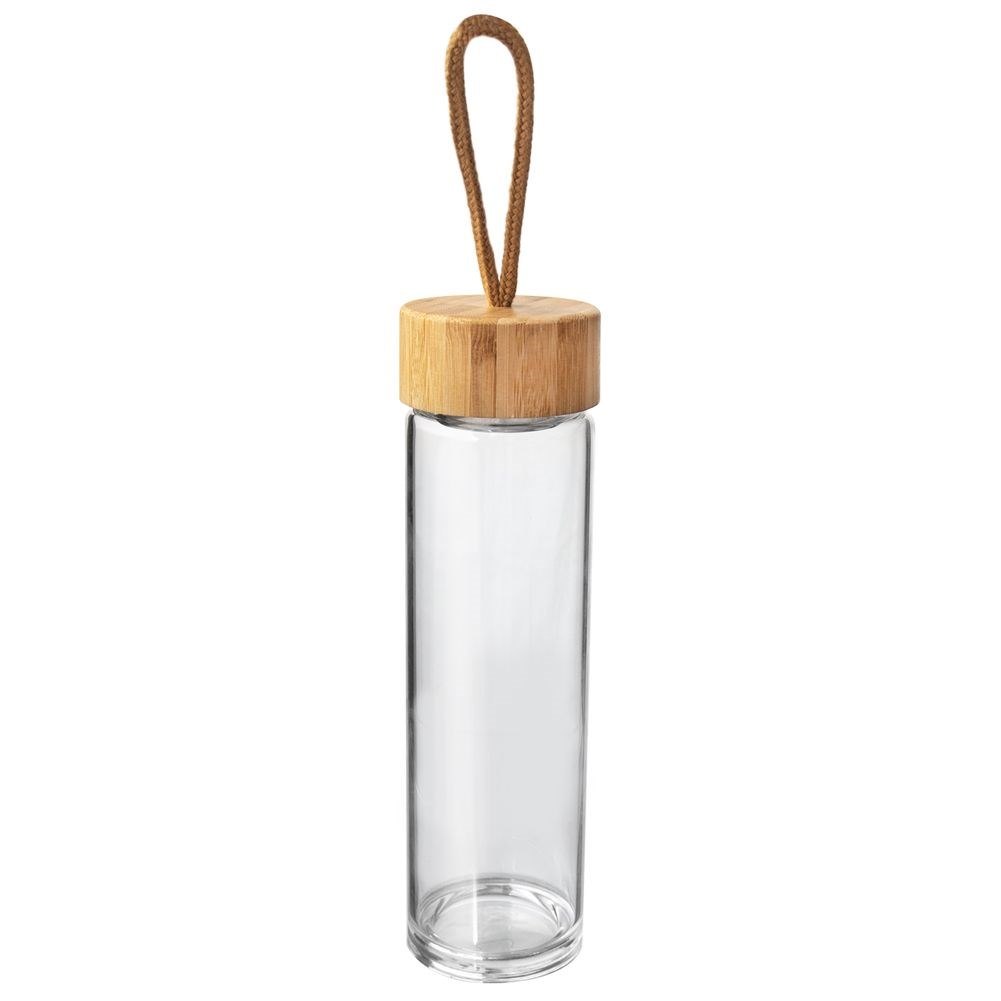 Butelka na Wodę Napoje Szklana z Sitkiem Fitrowanie Szczelna ORION 450 ml - obrazek 4