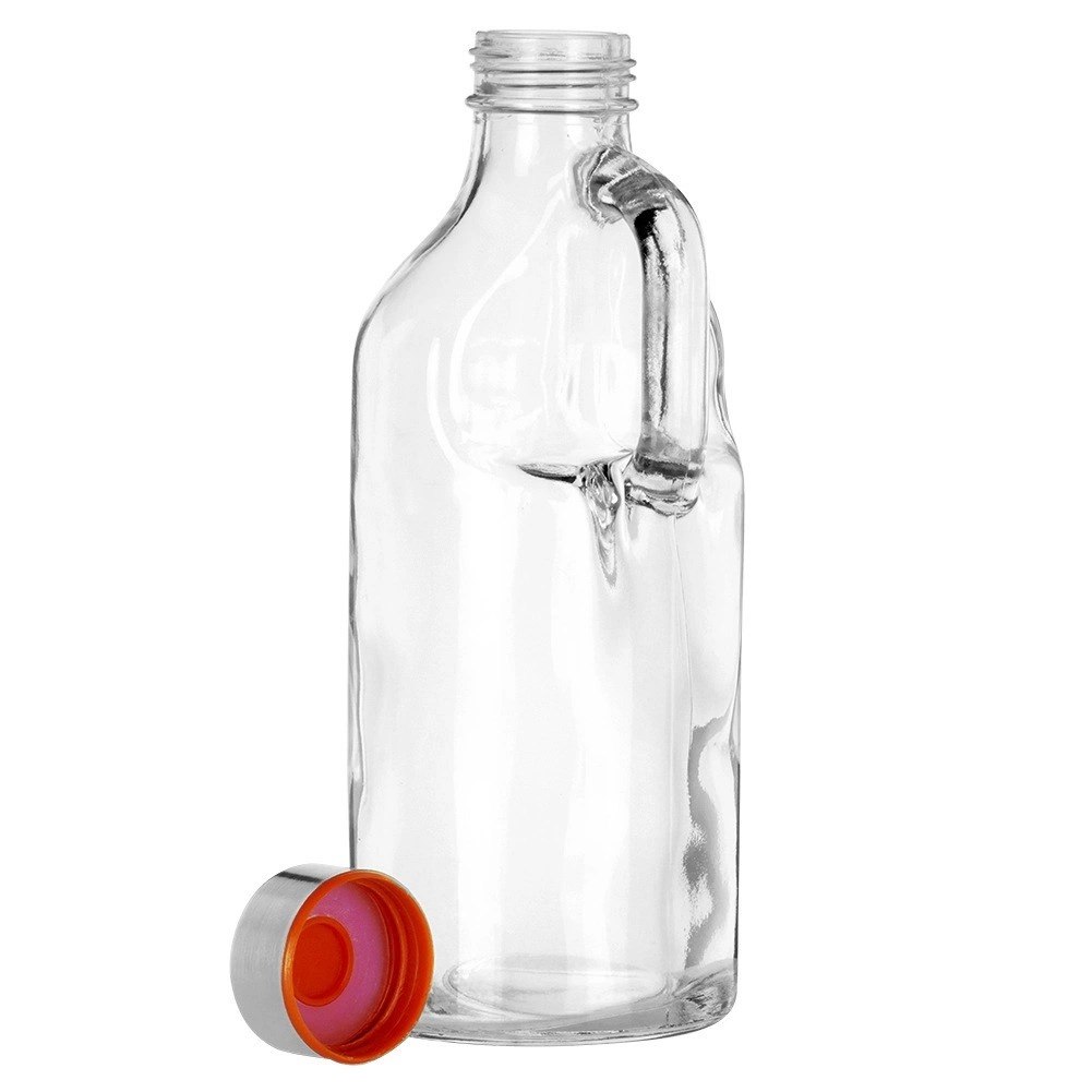 Butelka Szklana z Uchwytem ORION 550 ml Szczelna Retro do Zmywarki - obrazek 3