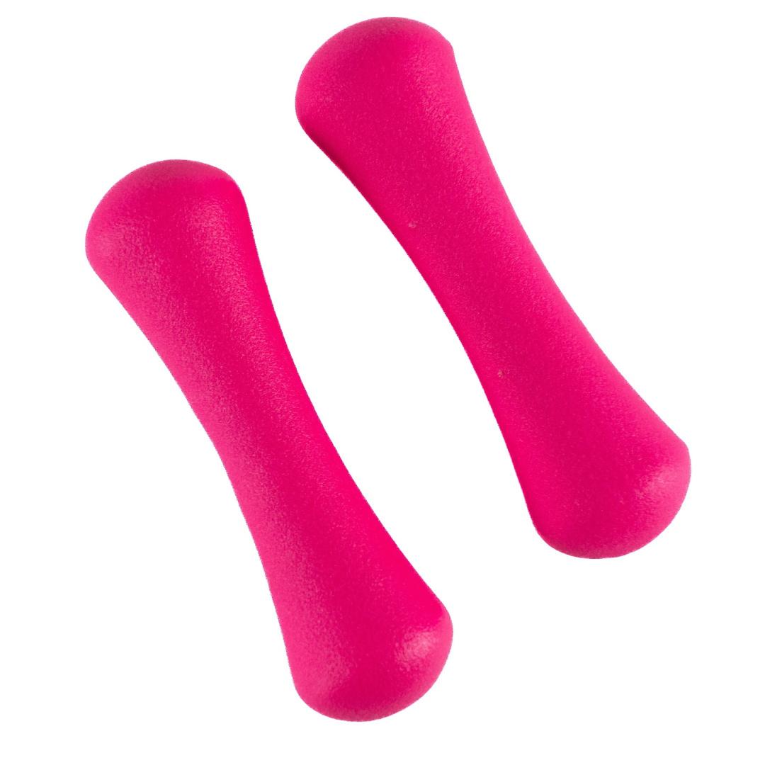 CIĘŻARKI ŻELIWNE POKRYTE NEOPRENEM 2 X 1 KG - obrazek 2