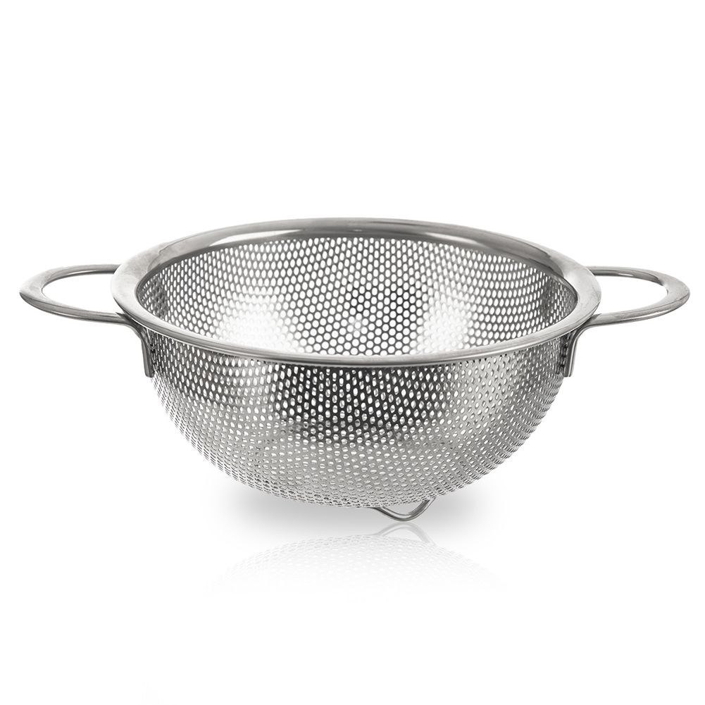 Sitko Cedzak Kuchenny Miska do Owoców Warzyw Makaronu Stalowy ORION 16,5 cm