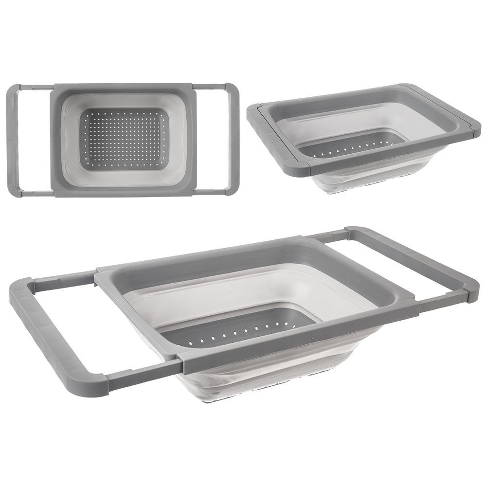 Cedzak Silikonowy Składany ORION 39 x 26,5 cm Do Zlewu 5,5 L z Uchwytami - obrazek 5