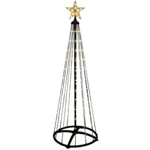 Choinka świecąca stożek zewnętrzna XXL 550 LED 300 cm