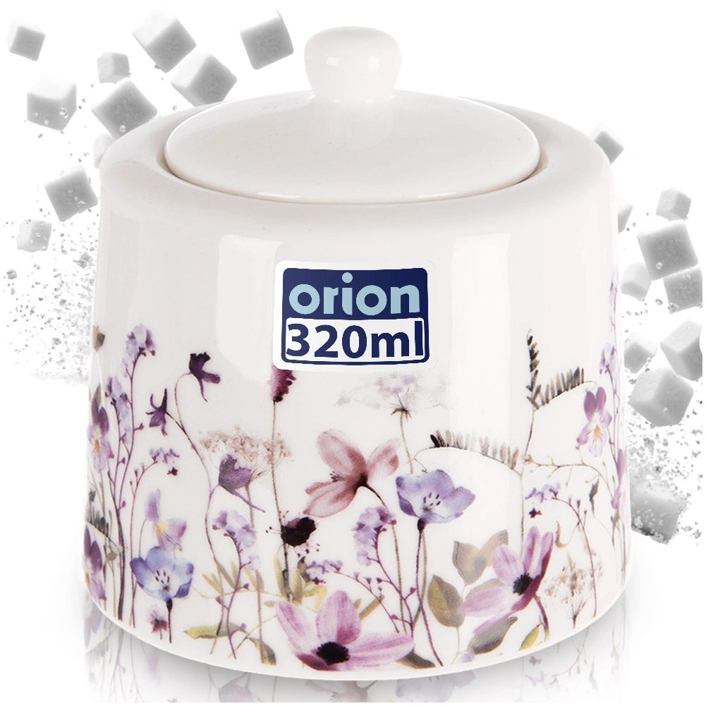 Cukiernica Porcelanowa z Pokrywką Louka 320 ml Polne Kwiaty ORION - obrazek 5