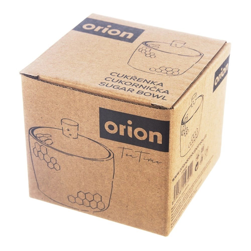 Cukierniczka Cukiernica Ceramiczna Czarna Ozdobna Klasyczna ORION 320 ml - obrazek 4