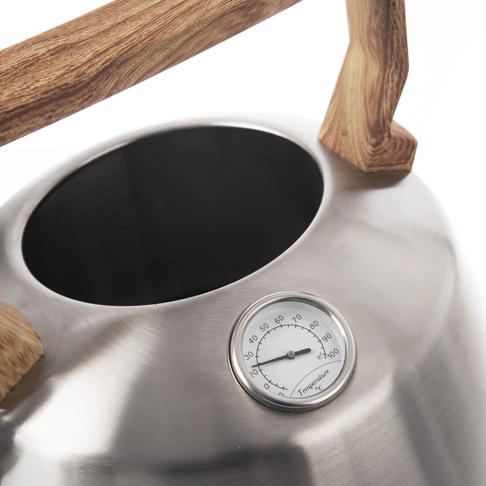 Czajnik na Gaz Indukcja z Gwizdkiem Termometrem Stalowy Solidny ORION 3,2 L - obrazek 5