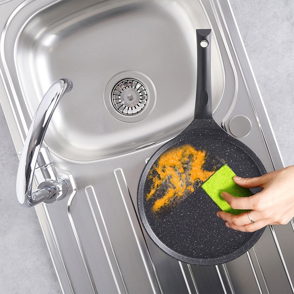Patelnia do Naleśników Placków Granitowa Nieprzywierająca Trwała ORION 26 cm - obrazek 5