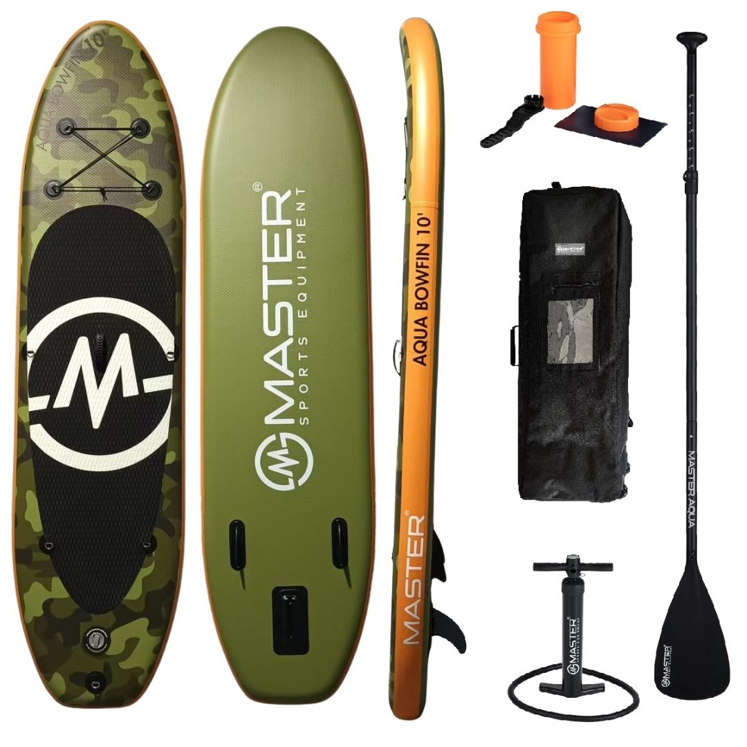 Deska SUP Paddleboard Dmuchana Zestaw do Pływania MASTER Aqua Bowfin - 10