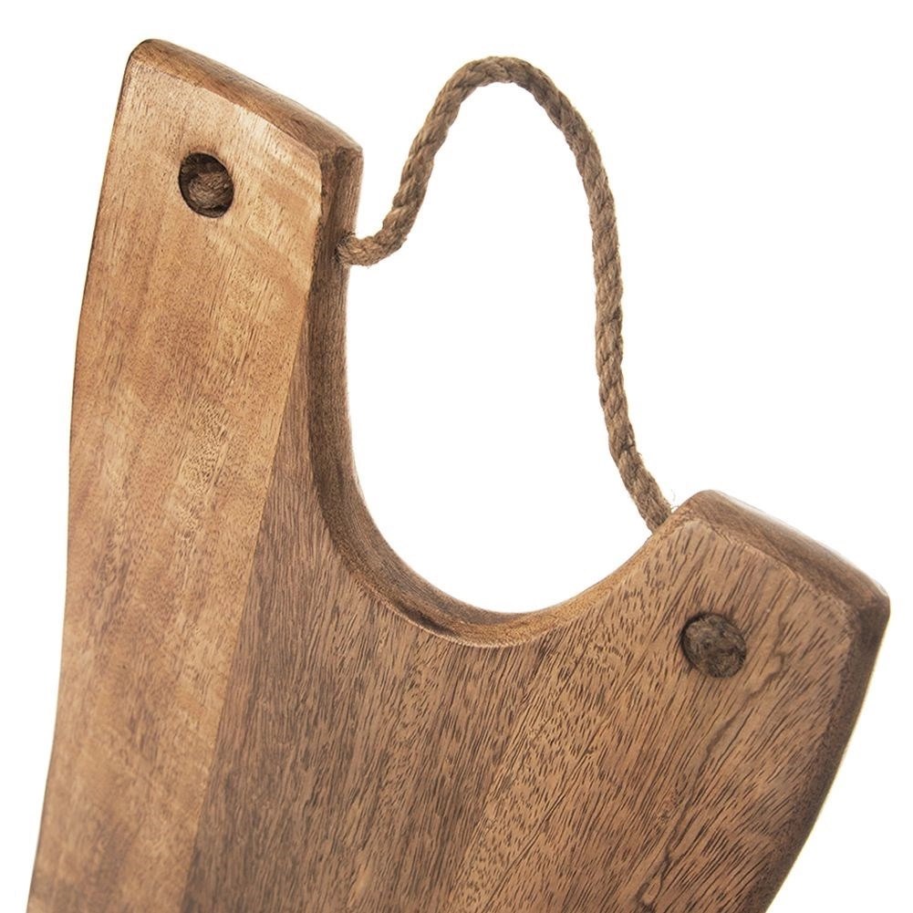 Deska do Krojenia Serwowania Przekąsek Przystawek Drewniana ORION 40,5x28cm - obrazek 4