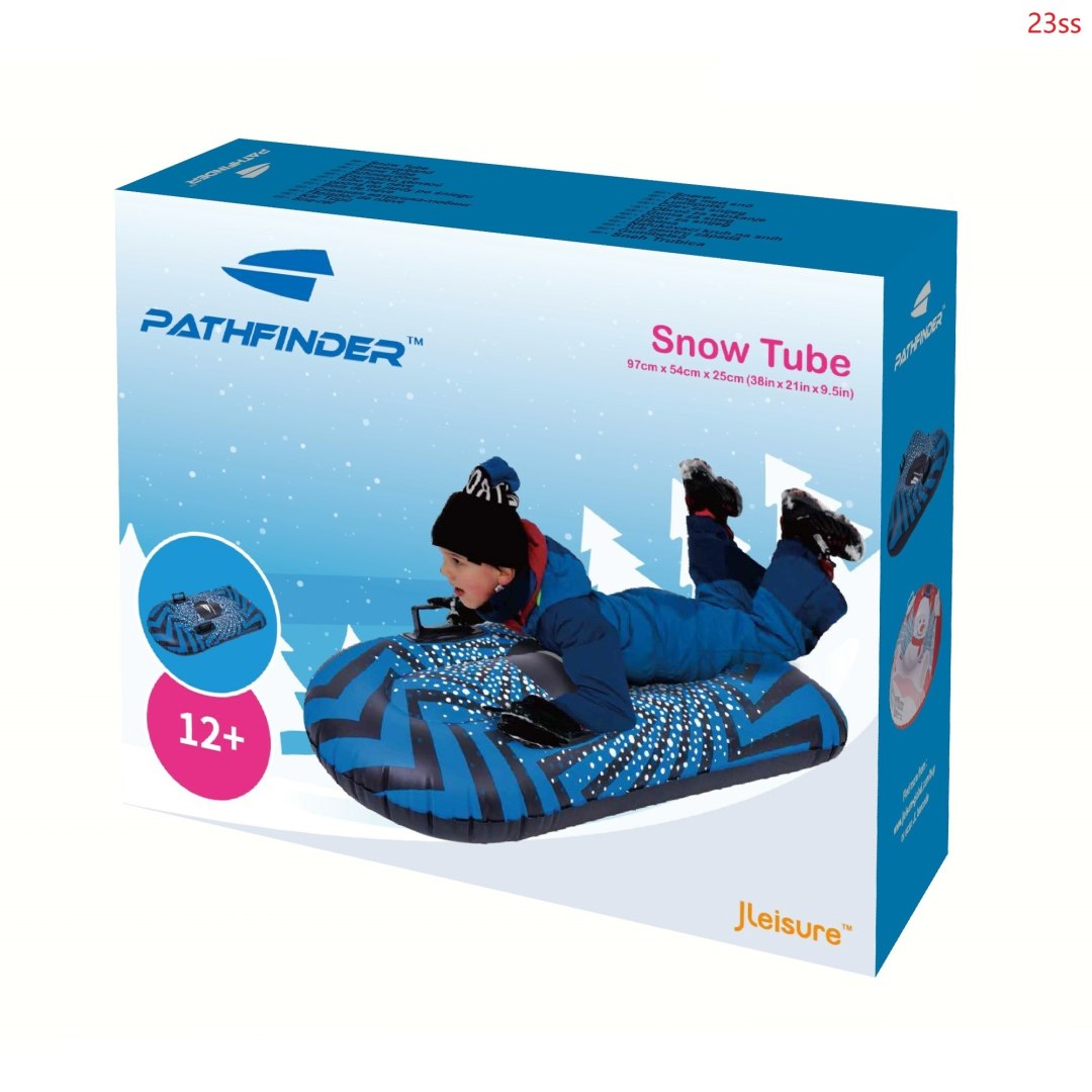 Dmuchane Sanki Ślizgacze AVENLI Snow Tube 97x54 cm Z Uchwytami - obrazek 5