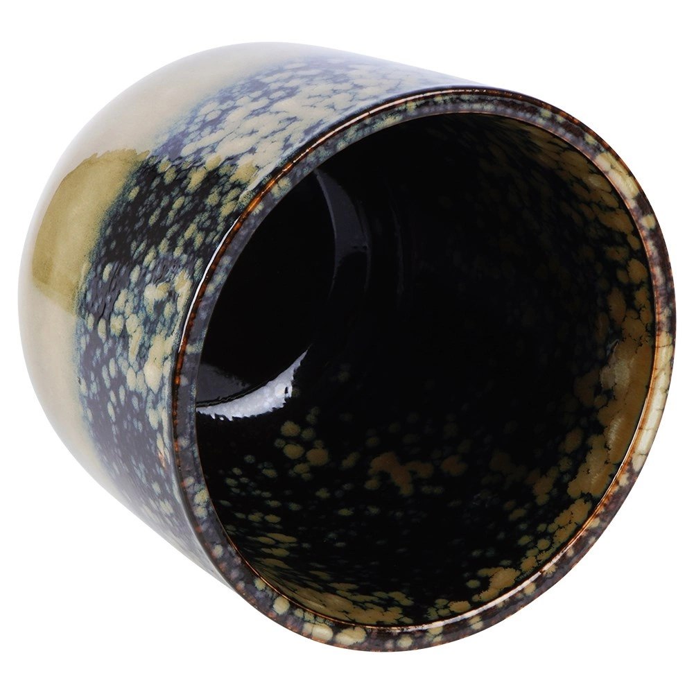 Doniczka Porcelanowa Szkliwiona Glazurowana Ozdobna Stylowa VILDE 17,5 cm - obrazek 4