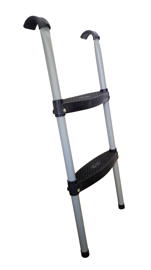Drabinka Schodki do Trampoliny Metalowa 2 Stopnie KUBISPORT 183-244 cm