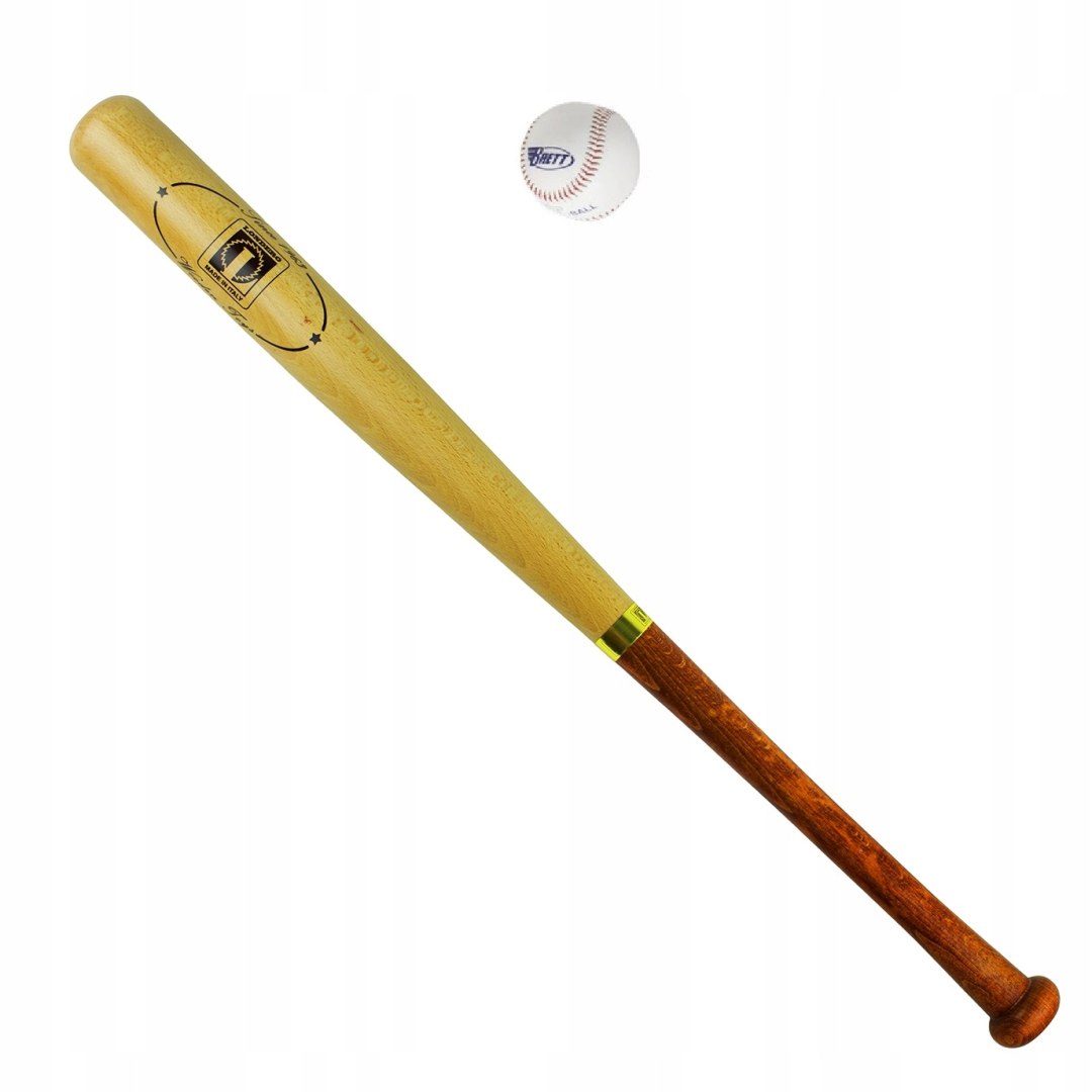 Drewniany Kij Baseballowy LONDERO 75 cm z Piłką do Baseballa - obrazek 5