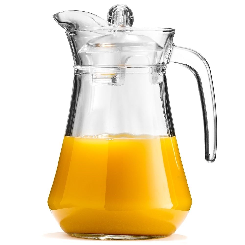 Dzbanek do Wody Soku Kompotu z Pokrywką Uchwytem Szklany Solidny VILDE 1,4 L