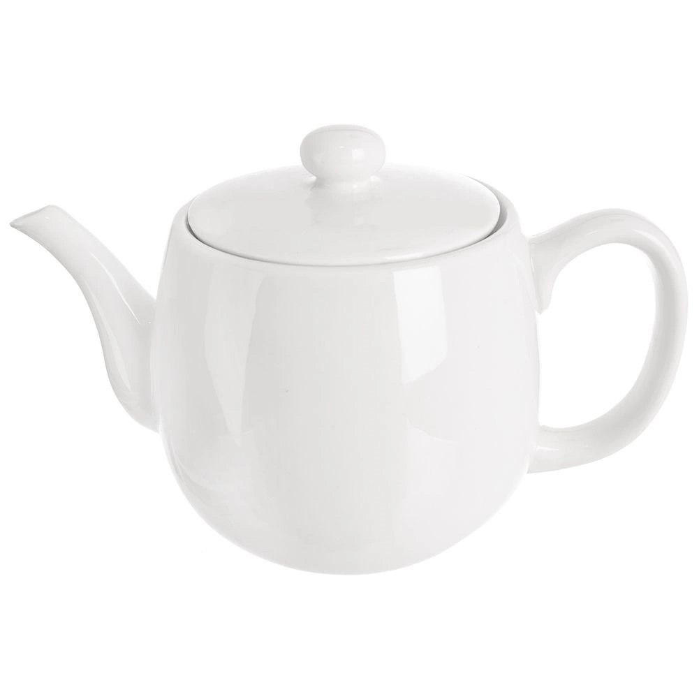 Dzbanek z Zaparzaczem do Herbaty Porcelanowy Biały Mona 700 ml - obrazek 5