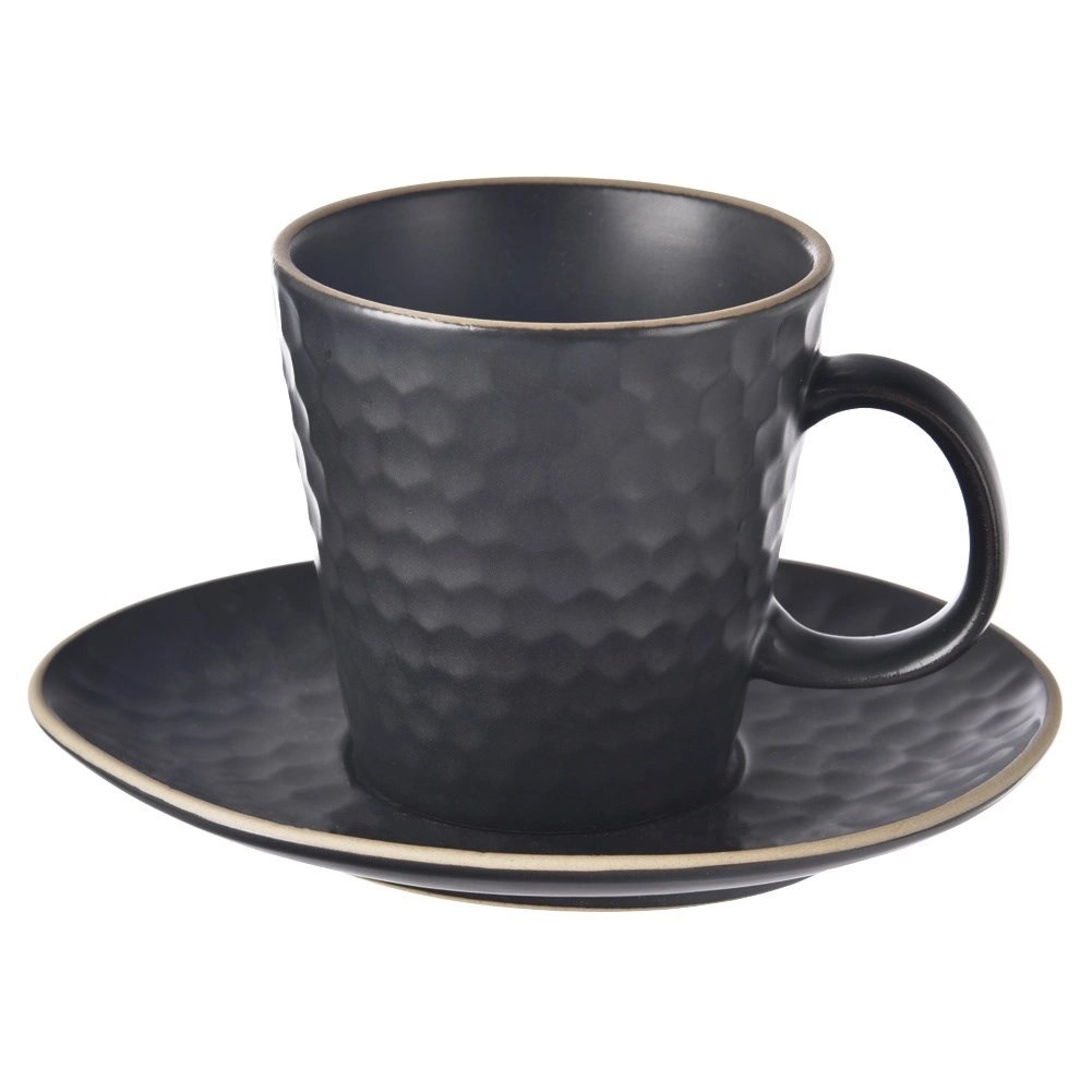 Filiżanka ze Spodkiem do Espresso ORION TEA TIME Czarna 95 ml do Zmywarki - obrazek 4