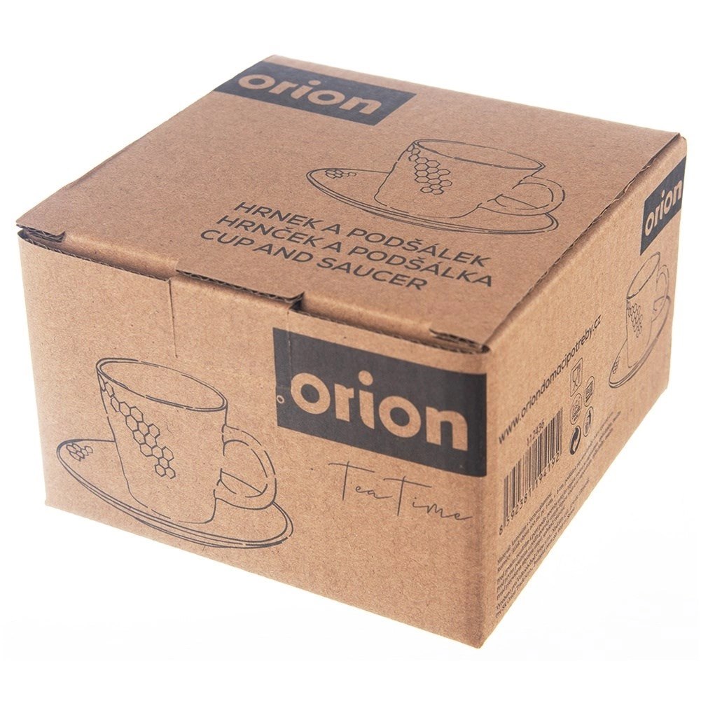 Filiżanka ze Spodkiem do Espresso ORION TEA TIME Czarna 95 ml do Zmywarki - obrazek 5