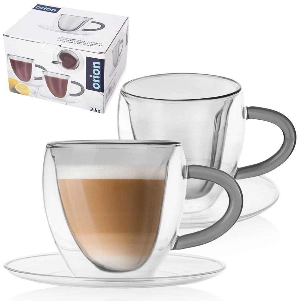 Filiżanki Termiczne ORION DOUBLE 160 ml Borokrzemowe z Uchwytem 2 szt. - obrazek 8