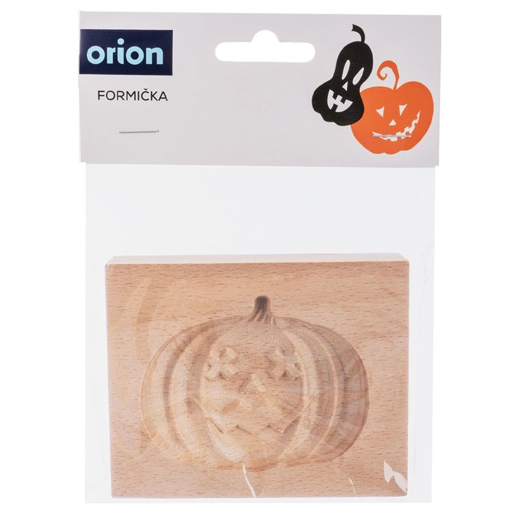 Foremka Drewniana do Ciastek Pierniczków Dynia Halloween Rzeźbiona ORION - obrazek 5