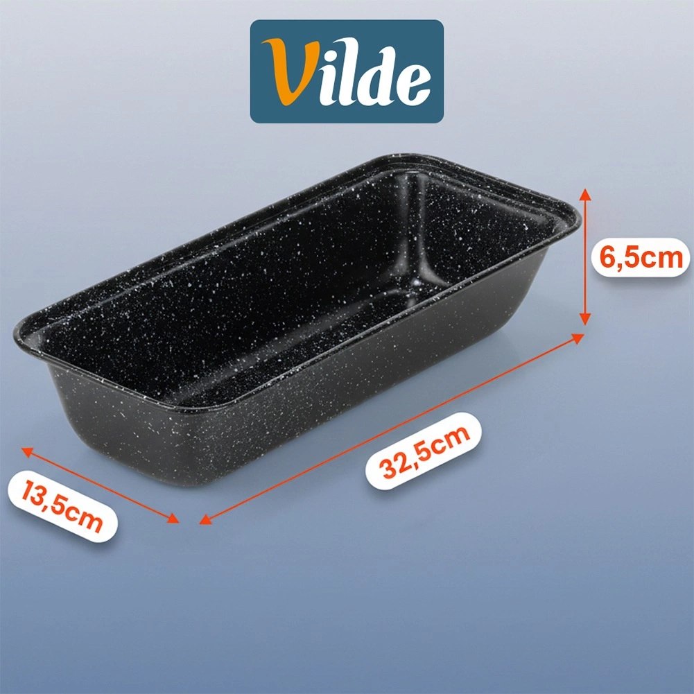 Forma Keksówka VILDE 32,5 cm Granitowa do Chleba Pasztetu Babki - obrazek 4