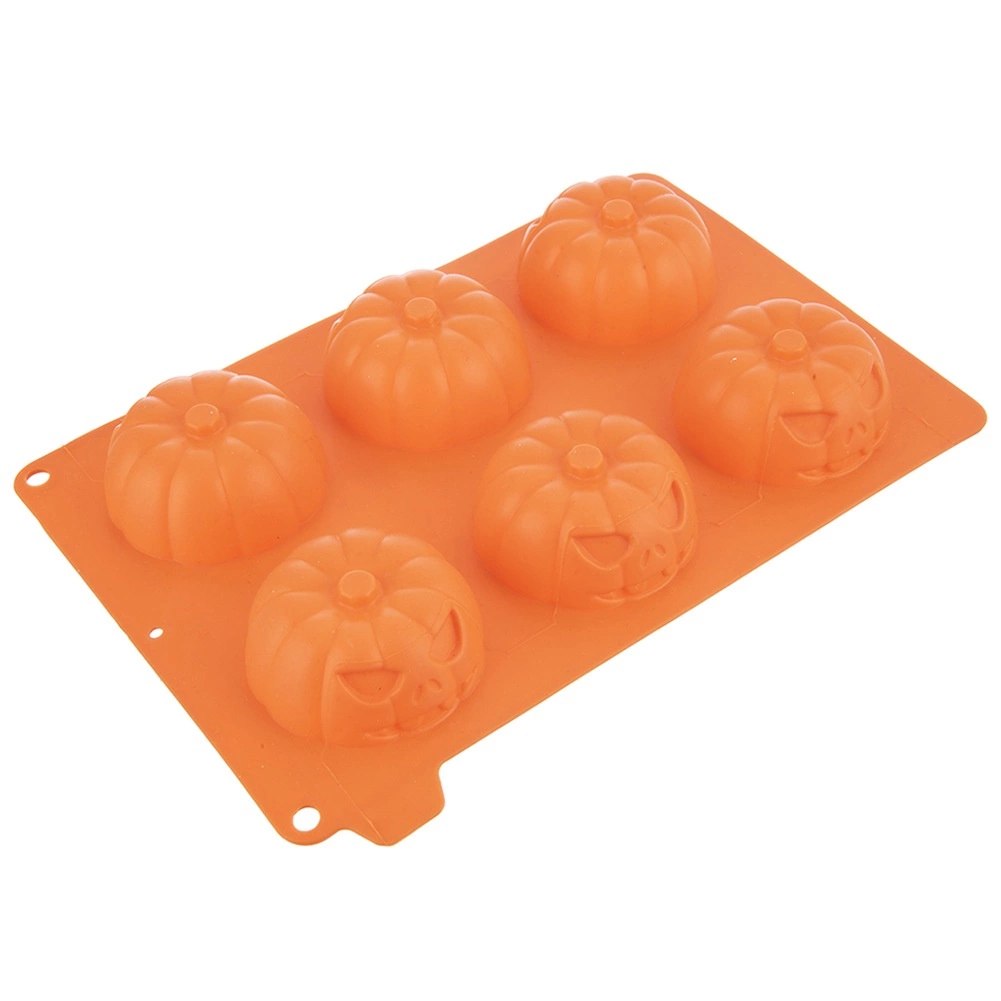 Forma Silikonowa 6 x Dynia Halloween do Ciastek i Babeczek ORION - obrazek 4